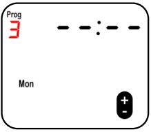 CONSORT CRXSL-10 Wireless Controller - program schedule 11
