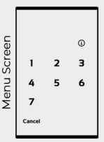 EliteControl EC-KP Slimline Hardwired Keypad Instruction Manual - Menu