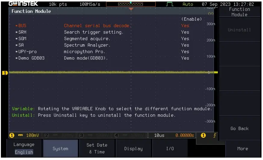 Install option upgrade licenses 