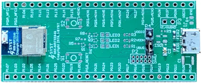 I-SYST BLYST840 Bluetooth Mesh Thread Zigbee Module - IBK-NRF52840 Breakout Board