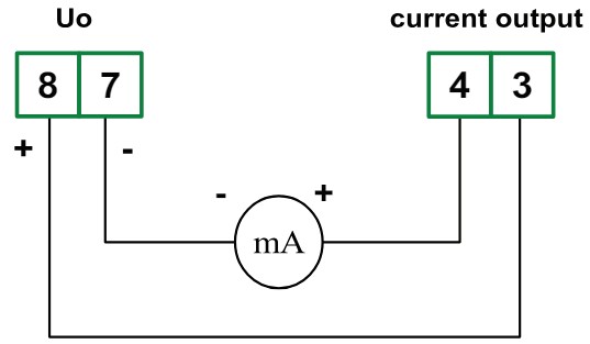 ICON PROCESS CONTROL TVF Series TVF Flow Display and Batcher - Output Connection Using Internal Power Supply