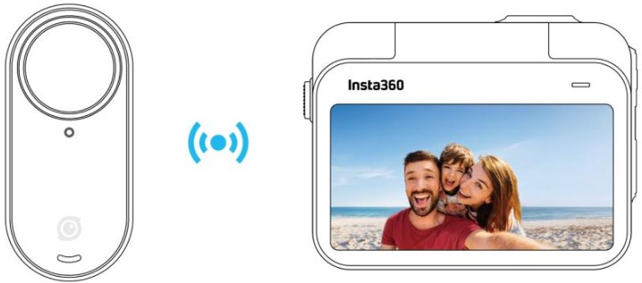 Insta360 GO 3S Miniature Action Camera - Using them separately