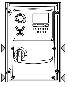 Invertek Drives 0.75 - 250kW AC Variable Speed Drive - Removing the Terminal Cover 5