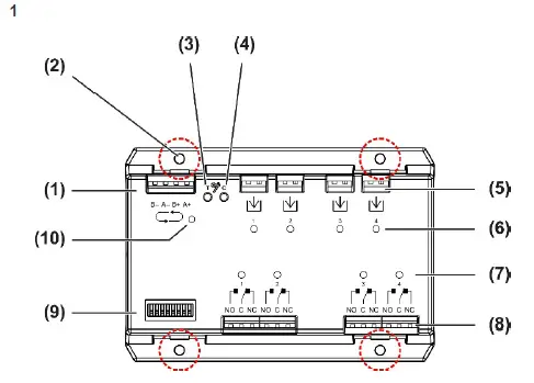 KIDDE-KE-IO3122-Intelligent-Addressable-Two-Four-Input-Output-Module-fig-1