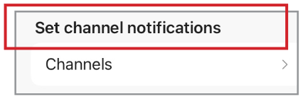 Manitobe Microsoft Teams Notification Settings - Set channel notifications