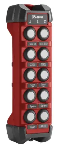 OHM TCT-A12 Handheld Keypad Remote Control Transmitter