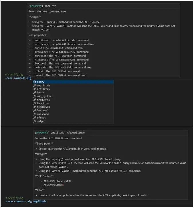Tektronix Simplifying Test Automation With tm_ Devices And Python - Docstring Help 1
