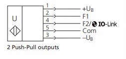 microsonic lpc Plus 15-CFF Ultrasonic Sensor - Pull outputs