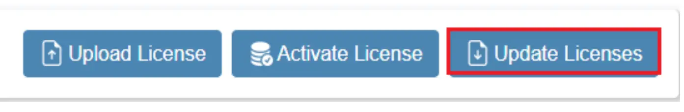 Working With The License server