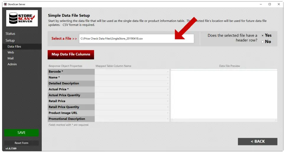 AML RevH StoreScan Server Software - system service