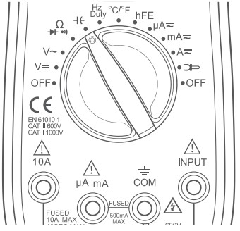 ASTROAI DM6000AR Digital Multimeter - Meter 1.