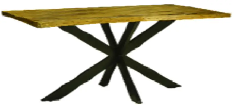 Carrow KRL-2 Mango Rectangular Dining Table
