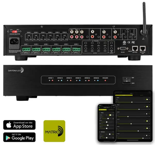 DAYTON-AUDIO-DAX88-Distributed-Audio-Matrix-Amplifier-PRODUCT-IMAGE