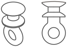 FOREST DS Track - Button Slide Carrier