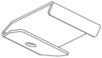 FOREST DS Track - Ceiling Splice Bracket