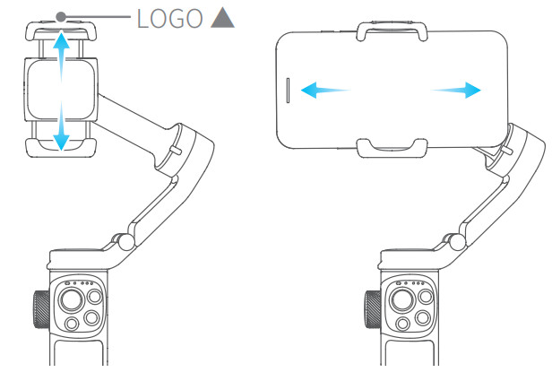 FeiyuTech VB4SE 3-Axis Handheld Gimbal for Smartphone - Smartphone Installation