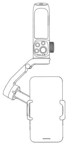 FeiyuTech VB4SE 3-Axis Handheld Gimbal for Smartphone - Underslung mode