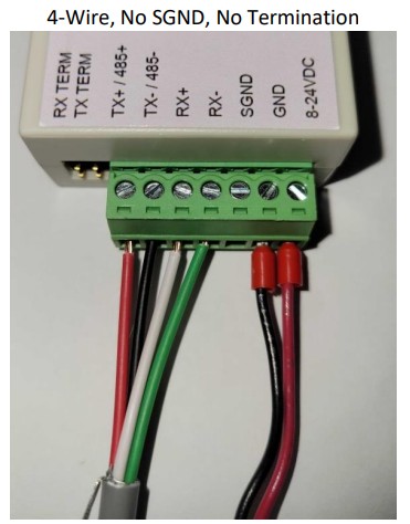 Grid Connect GRID485-MB Modbus TCP to Modbus RTU - Termination 1