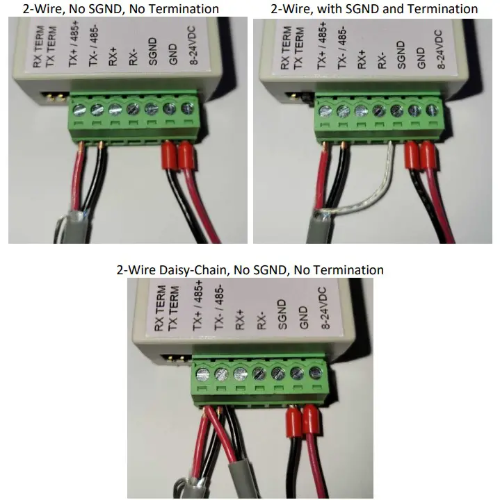 Grid Connect GRID485-MB Modbus TCP to Modbus RTU - Termination