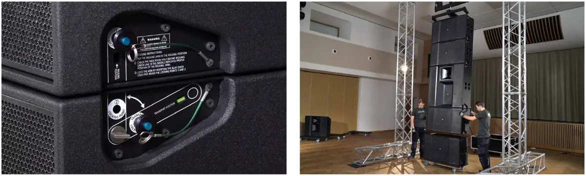 KV2 audio VHD5 Constant Power Point Source System - VHD8.10 cabinet setting