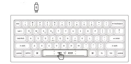 Keychron V4 Max QMK VIA Wireless Custom Mechanical Keyboard User Guide - Factory Reset