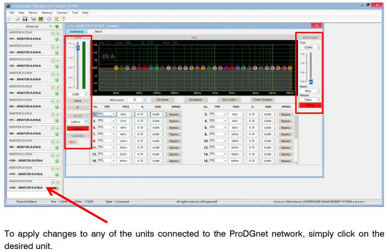 ProDG net DSP Software - Fig 7