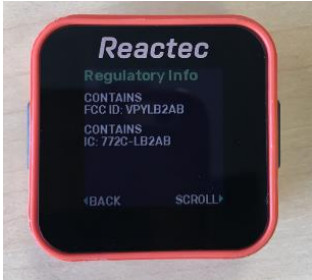 Reactec RLW001 Eco System R-Link HAVS Monitor Watch - Fig 1