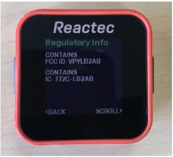 Reactec RLW001 Eco System R-Link HAVS Monitor Watch