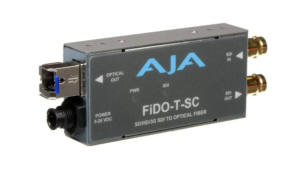 AJA FiDO 3G Series 1 Channel Single Mode SC Fiber with Loop Out Transmitter - Featured Image