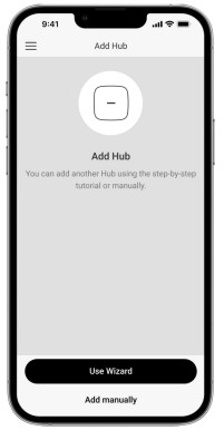 AJAX Hub 2 Wireless Intelligent Control Panel - hub to the Ajax app