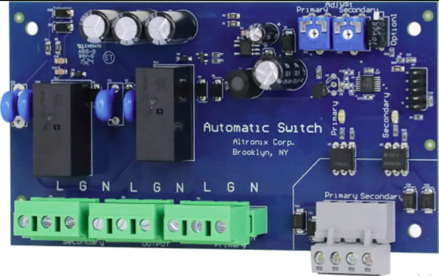 Altronix Circ1ATS High Voltage AC Automatic Transfer Switch