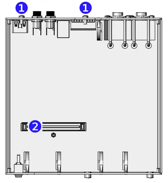 Appsys AUX-TDM 64x64 Channel Time Division Multiplexing I2S Card for FLX Devices - Flexiverter Inside View