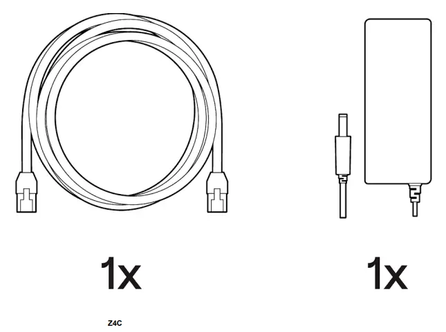 CISCO Meraki Z4C Teleworker Gateway - Package Contents