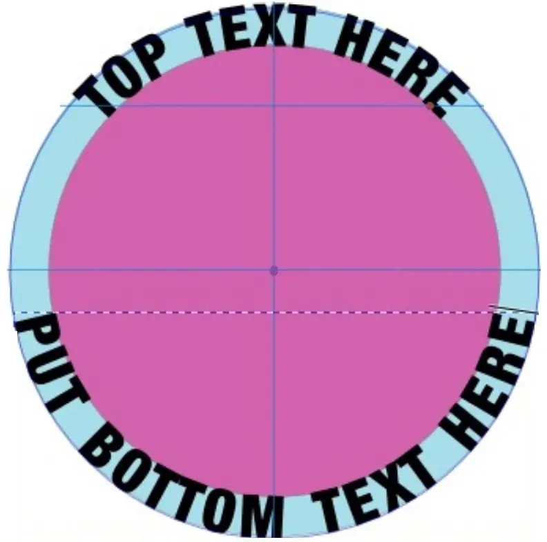 CandCNC Round Personalized Clock Template