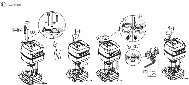 Danfoss-AME-655-Series-Actuators-For-Modulating -and-Floating-Control- (9)