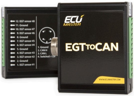 ECUMASTER EGT to CAN 8 Channel EGT Module