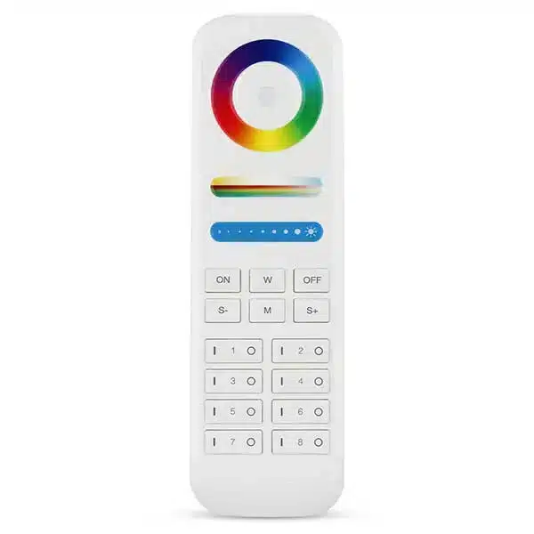 Fantasy Lights Group RC0 Series 8 Zone RGBCCT Remote Controller.webp