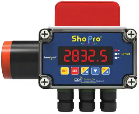 ICON PROCESS CONTROLS ShoPro Series Level Display and Controller