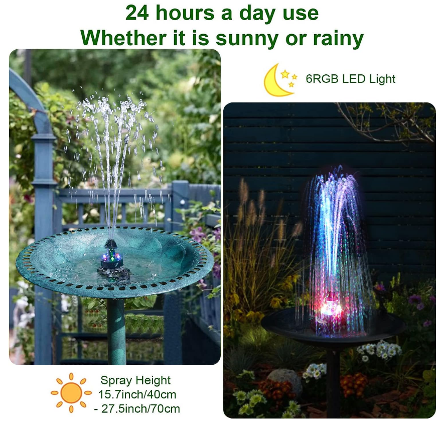 JuTai-SP29D1-Electric-Fountain-Pump-product-light