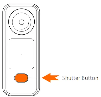 MINIDV M3 Mini Dash Camera - Shutter Button