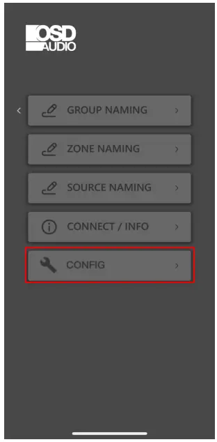 OSD AUDIO OSD Control App - ‘Groups