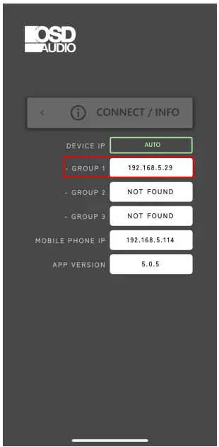 OSD AUDIO OSD Control App - OSD