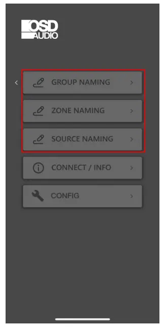 OSD AUDIO OSD Control App - button6