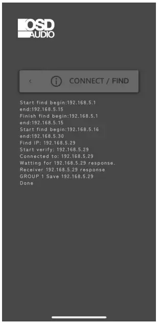 OSD AUDIO OSD Control App - different
