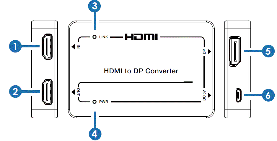 Prestel C-4KHDP-HDMI-to-DP-Converter-01