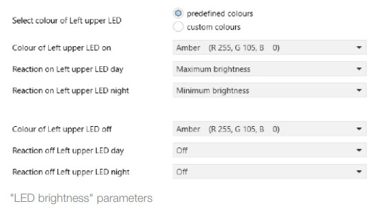VIMAR 30583 4-button KNX Secure control - parameters 18