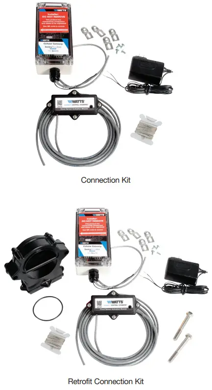 WATTS Series 909 Cellular Sensor Connection and Retrofit Connection Kit