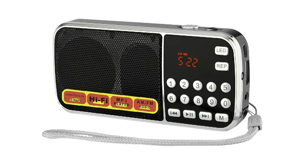 YOFITS YF37 Portable Radio AM FM MP3 Player - Featured Image