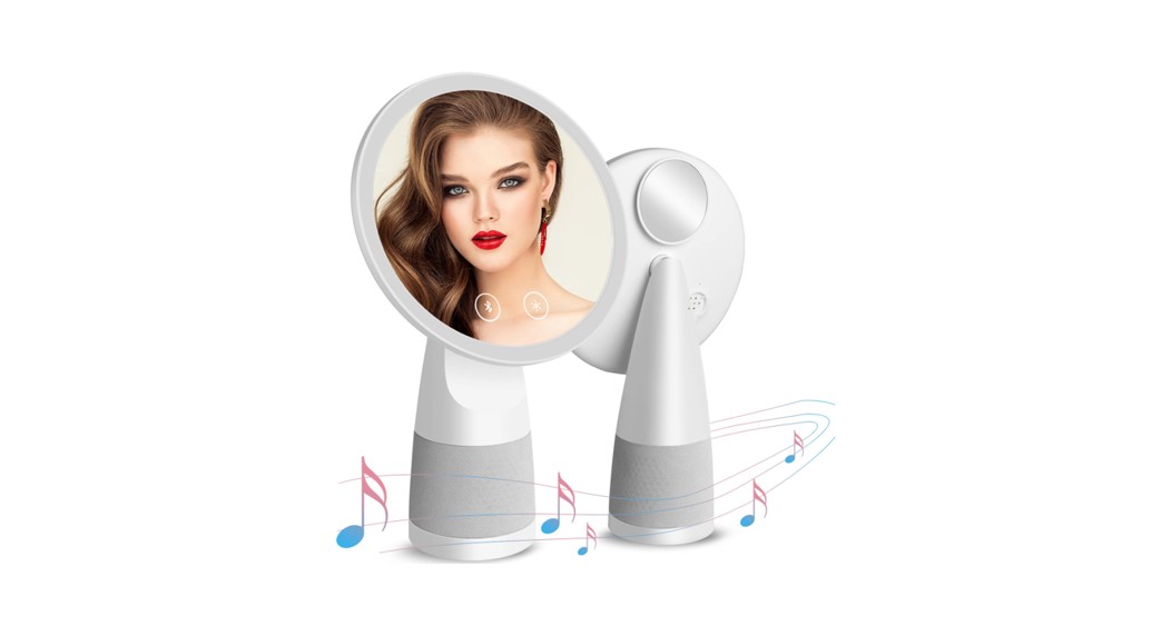 global sources WS20012-D Multi Function Makeup Mirror Wireless Speaker - Featured Image