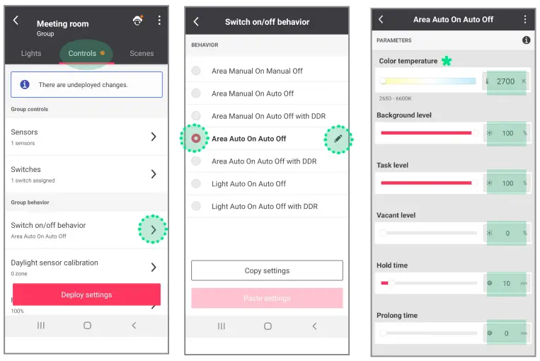 signify Nature Connect Link Switch Interact - Controls